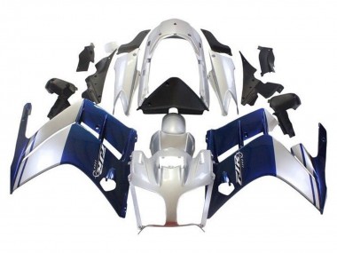 Best 2013-2015 Yamaha FJR1300 Motorcycle Fairings - Dark Blue Silver UK