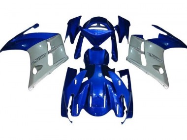 Best 2013-2015 Yamaha FJR1300 Motorcycle Fairing - Blue Silver UK