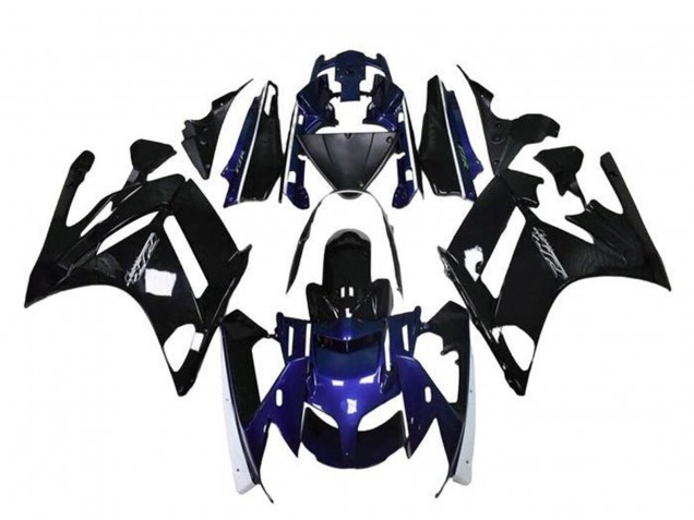2013-2015 Yamaha FJR1300 Motorcycle Fairings - Glossy Black Blue UK
