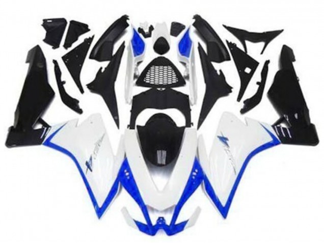 2009-2015 Aprilia RSV4 1000 Motorcycle Fairings - White Blue Black UK