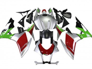 Best 2009-2015 Aprilia RSV4 1000 Motorcycle Fairings - Silver Black Red Green UK