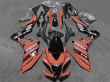 Best 2009-2015 Aprilia RSV4 1000 Motorcycle Fairings - Orange Black UK