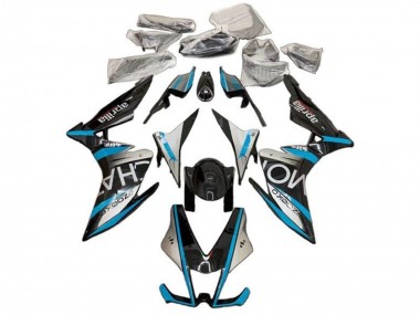 Best 2009-2015 Aprilia RSV4 1000 Motorcycle Fairings - Silver Black Blue UK