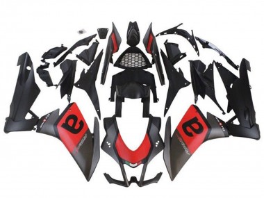 Best 2009-2015 Aprilia RSV4 1000 Motorcycle Fairings - Matte Black Red UK