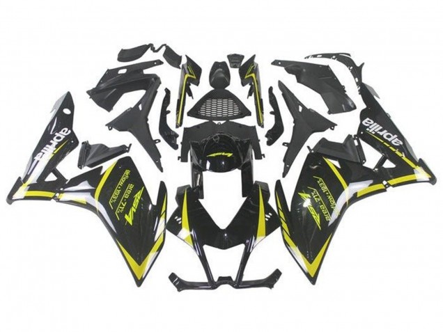 2009-2015 Aprilia RSV4 1000 Motorcycle Fairings - Black Yellow UK