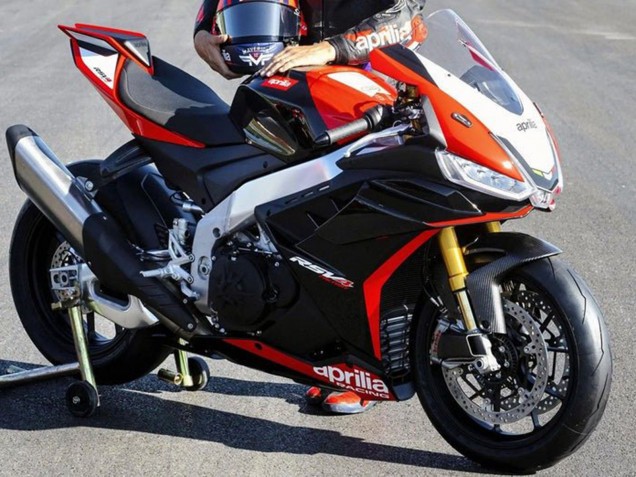 2021-2024 Aprilia RSV4 1100 Motorcycle Fairings - Black Red White UK