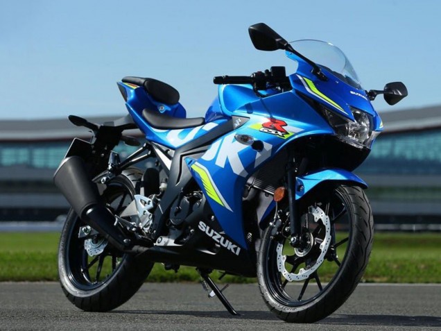 2017-2025 Suzuki GSXR125 Motorcycle Fairings - Blue UK