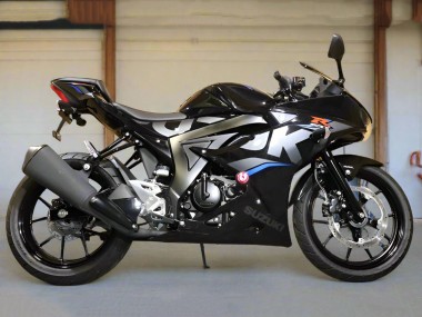 Best 2017-2025 Suzuki GSXR125 Motorcycle Fairings - Black Silver Blue UK