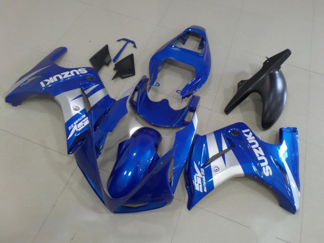 2003-2013 Suzuki SV650 Motorcycle Fairings - Blue Silver White UK