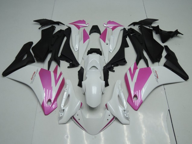 2002-2006 Honda CBR125R Motorcycle Fairings - White Pink Matte Black UK