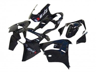 Best 2002-2003 Kawasaki ZX9R Motorcycle Fairings - Glossy Black UK