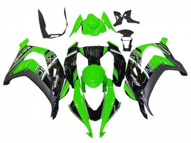 Best 2016-2020 Kawasaki ZX10R Motorcycle Fairings - Green Black Grey UK