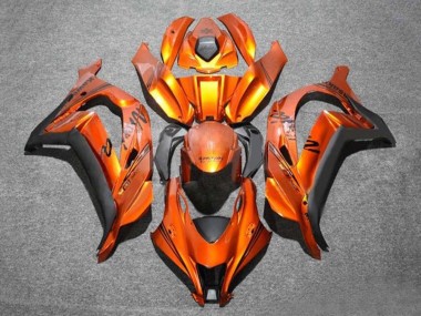 Best 2016-2020 Kawasaki ZX10R Motorcycle Fairings - Orange Black UK