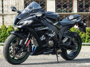 Best 2016-2020 Kawasaki ZX10R Motorcycle Fairings - Matte Black White Green UK