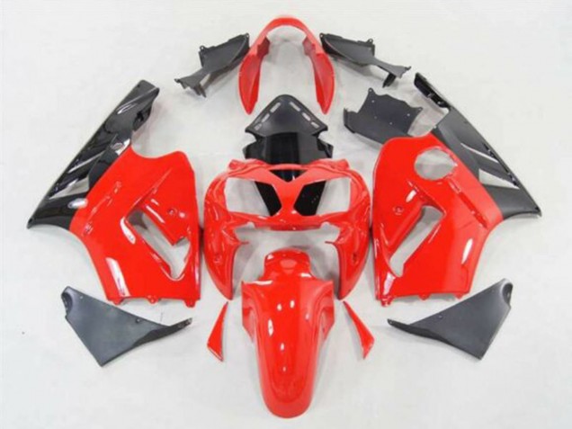 2002-2006 Kawasaki ZX12R Motorcycle Fairings - Red Black UK