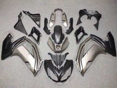 Best 2012-2016 Kawasaki Ninja 650 EX650 Motorcycle Fairings - Silver Matte Black UK