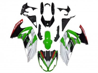 Best 2012-2016 Kawasaki Ninja 650 EX650 Motorcycle Fairings - White Green Black Red Monster UK
