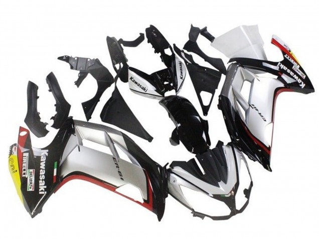 2012-2014 Kawasaki Ninja ER6F Motorcycle Fairings - Silver Black Red Yellow UK