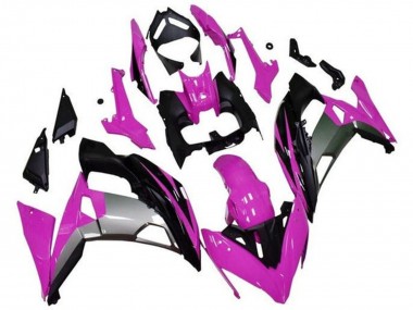 Best 2017-2019 Kawasaki Ninja 650 EX650 Motorcycle Fairings - Pink Black Grey UK