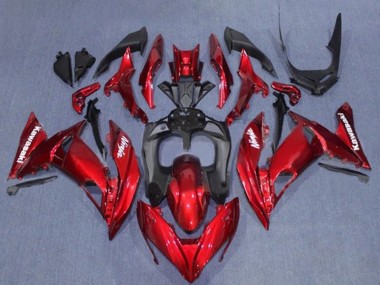 Best 2017-2019 Kawasaki Ninja 650 EX650 Motorcycle Fairing - Red Black White UK