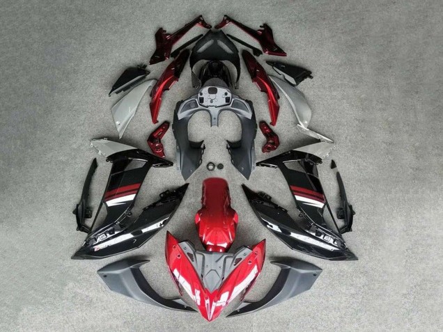 2017-2019 Kawasaki Ninja 650 EX650 Motorcycle Fairings - Red Black White UK