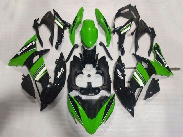 2017-2019 Kawasaki Ninja 650 EX650 Motorcycle Fairings - Green Black White UK