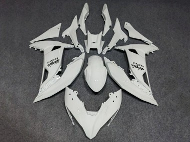 Best 2017-2019 Kawasaki Ninja 650 EX650 Motorcycle Fairings - White Black UK