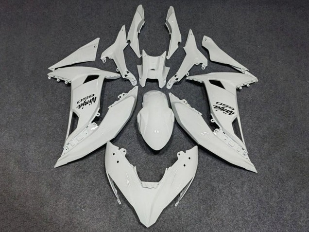 2017-2019 Kawasaki Ninja 650 EX650 Motorcycle Fairings - White Black UK