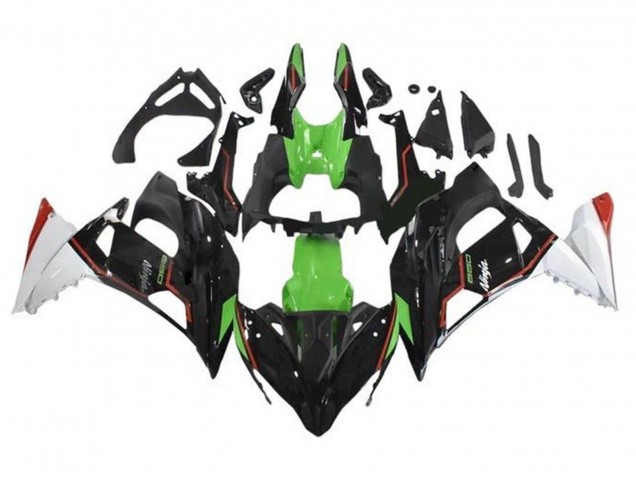 2017-2019 Kawasaki Ninja 650 EX650 Motorcycle Fairings - Green Black White Red UK