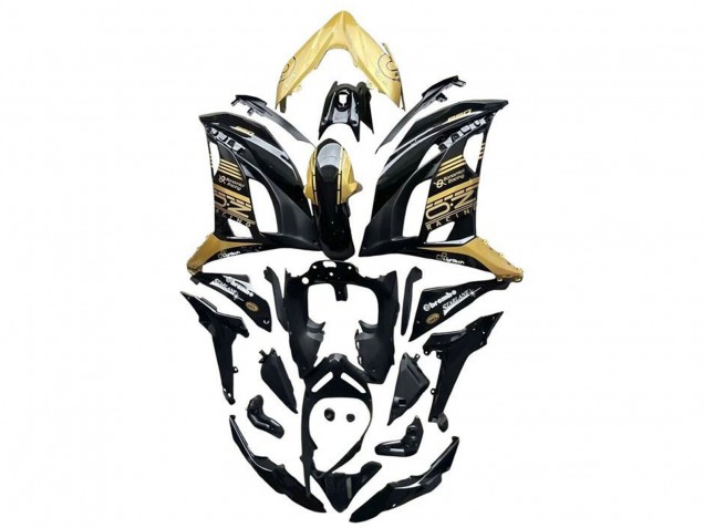 2017-2019 Kawasaki Ninja 650 EX650 Motorcycle Fairings - Gold Black UK