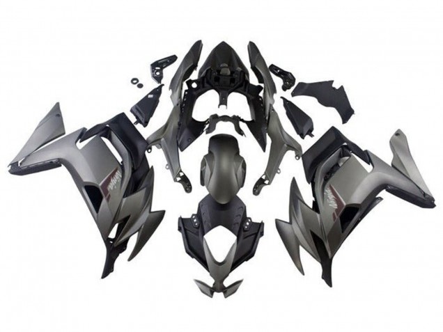 2020-2025 Kawasaki Ninja 650 EX650 Motorcycle Fairings - Matte Grey Matte Black UK
