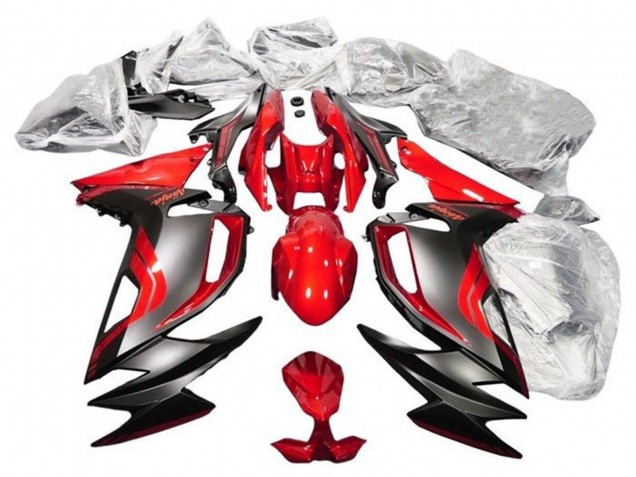 2020-2024 Kawasaki Ninja 650 EX650 Motorcycle Fairings - Red Matte Black UK
