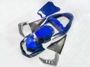 Best 2003-2006 Kawasaki Z1000 Motorcycle Fairings - Blue Silver UK