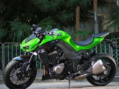 Best 2014-2019 Kawasaki Z1000 Motorcycle Fairings - Green UK