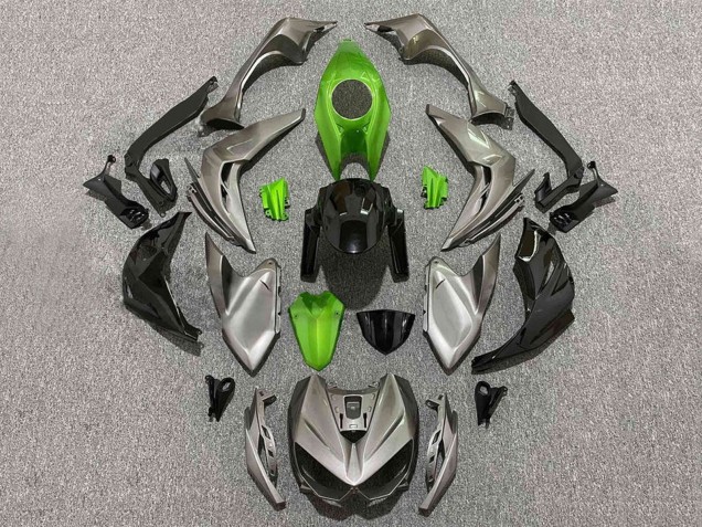 2014-2019 Kawasaki Z1000 Motorcycle Fairings - Grey Green Black UK