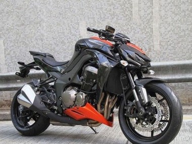 Best 2014-2019 Kawasaki Z1000 Motorcycle Fairings - Black Orange UK