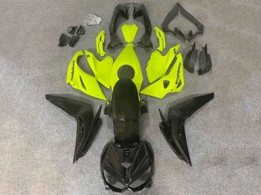 Best 2014-2019 Kawasaki Z1000 Motorcycle Fairings - Black Yellow UK