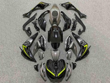 Best 2014-2019 Kawasaki Z1000 Motorcycle Fairings - Black Grey Yellow UK