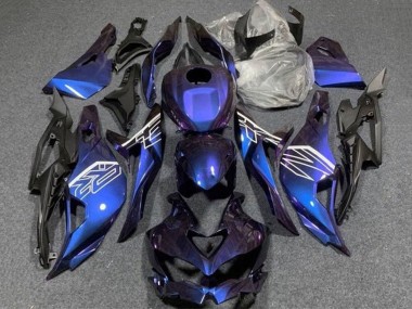 Best 2019-2025 Kawasaki ZX25R ZX-25R Motorcycle Fairings - Purple Blue Gradient UK