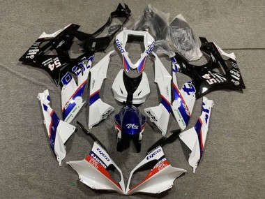 Best 2009-2014 BMW S1000RR Motorcycle Fairing - White Red Blue Glossy Black Tyco UK