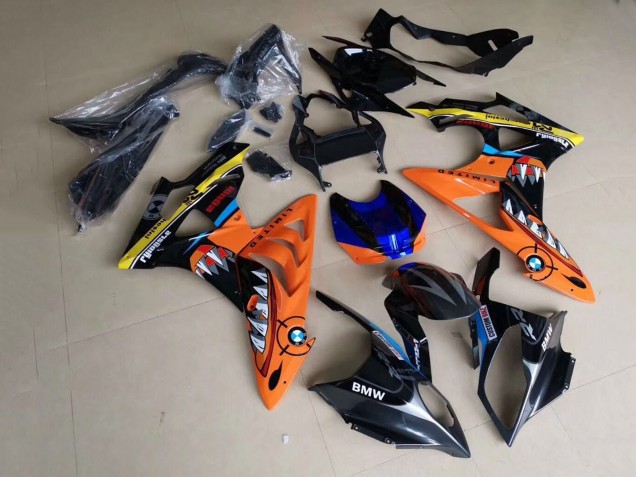 2009-2014 BMW S1000RR Motorcycle Fairings - Yellow Blue Orange Black Shark UK