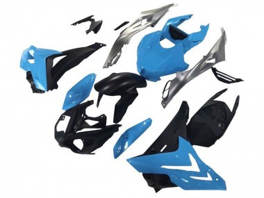 Best 2015-2016 BMW S1000RR Motorcycle Fairings - Silver Blue Matte Black UK