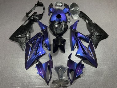 Best 2015-2016 BMW S1000RR Motorcycle Fairings - Purple Faux Forged Carbon Fiber UK