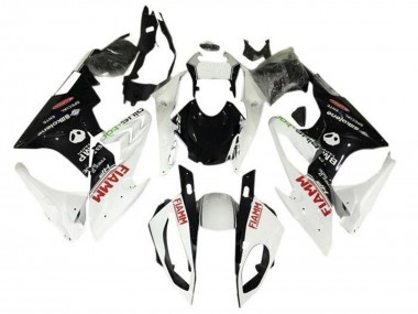 Best 2015-2016 BMW S1000RR Motorcycle Fairings - Pearl White Black Fiamm UK