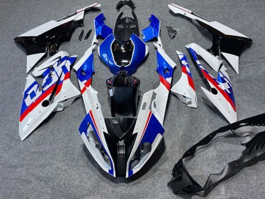 Best 2017-2018 BMW S1000RR Motorcycle Fairings - White Blue Red Glossy Black UK