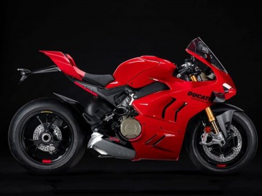 Best 2022-2024 Ducati Panigale V4 V4S Motorcycle Fairings - Red UK