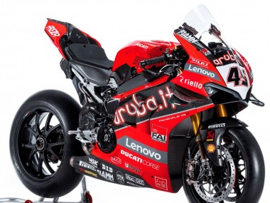 Best 2018-2019 Ducati Panigale V4 V4S Motorcycle Fairings - Red Black White Aruba UK