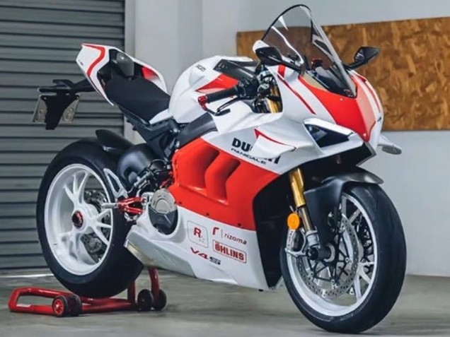 2020-2021 Ducati Panigale V4 V4S Motorcycle Fairings - White Red UK