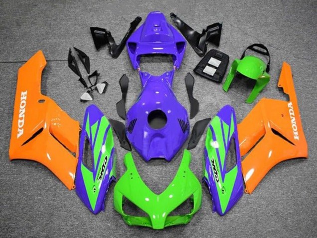 2004-2005 Honda CBR1000RR Motorcycle Fairings - Purple Green Orange UK
