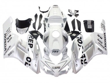 Best 2004-2005 Honda CBR1000RR Motorcycle Fairings - White Silver Black Repsol UK